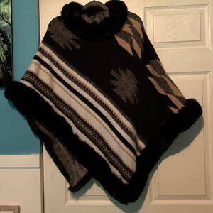 NWOT Tags Poncho - One Size